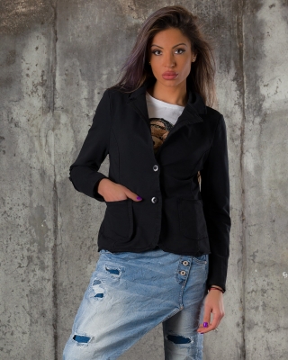 Make It Happen Blazer, Black Color