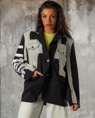 Be Bold Blazer, Black Color