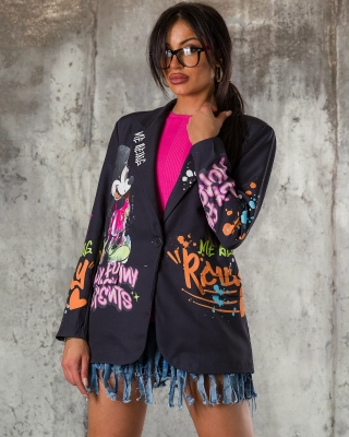 Fun Moments Blazer, Black Color