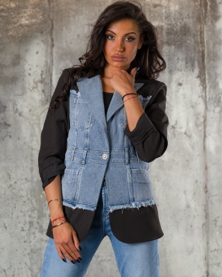 Cabriole Blazer, Black Color