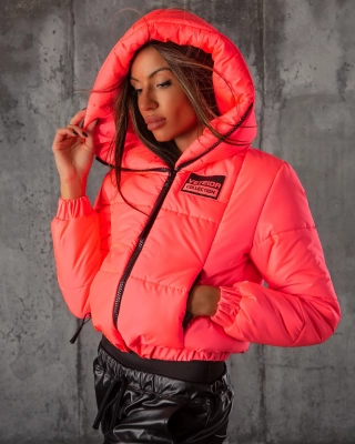 Studio Puffer Jacket, Pink Color