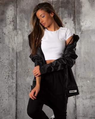 Grenada Zip-Up Jacket, Black Color