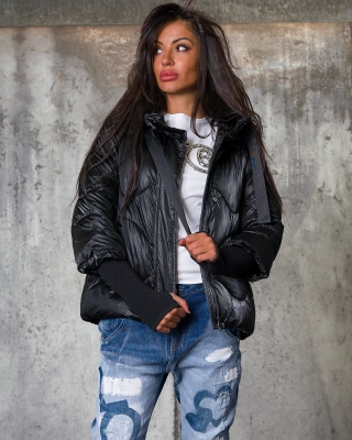 Tell A Story Jacket, Black Color