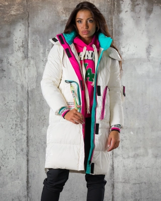Яке And Beautiful Jacket, White Color