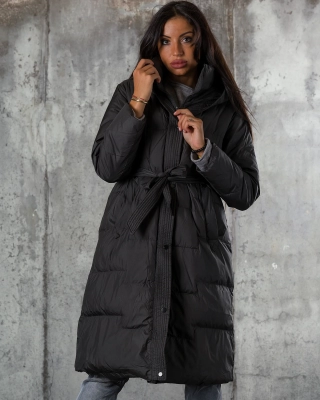 Salted Caramel Jacket W/ Down Filling, Black Color