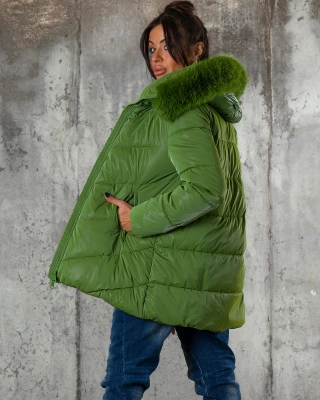 Bring Us Closer Jacket, Green Color