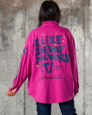 Work It Jacket, Fuchsia Color