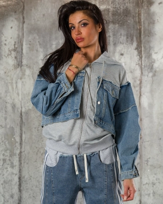 Never See Me Fail Jacket, Grey Color