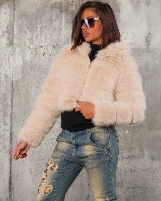 Палто Amplitude, Цвят Екрю