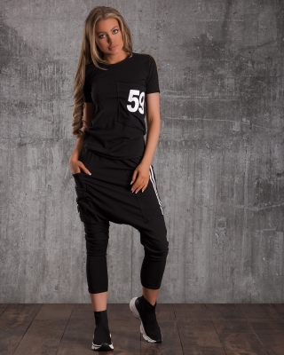 Money Studio Two-Piece Set, Black Color