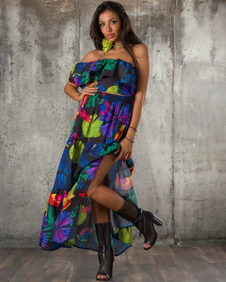 Tropic Two-Piece Set, Multicolored