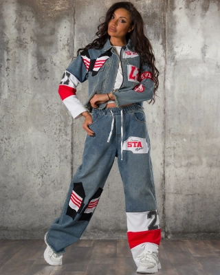 Dallas Denim Set, Blue Color