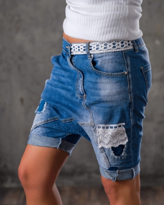 Tangled Shorts, Blue Color