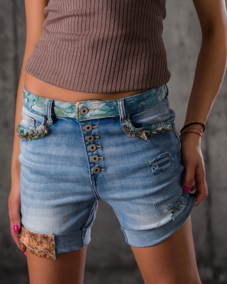 Leslie Shorts, Blue Color