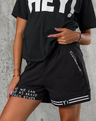 Each Other Shorts, Black Color
