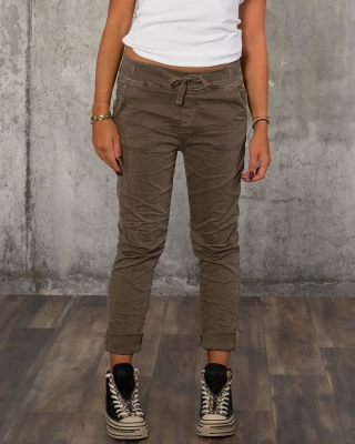 Панталон с връзки Avalanche, Цвят Тъмно Таупе