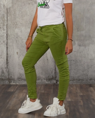 Панталон с връзки Avalanche, Зелен Цвят