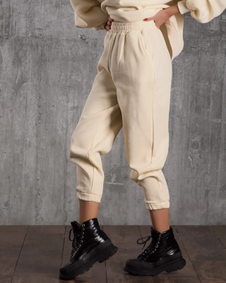 Approved Joggers, Cream/Ecru Color