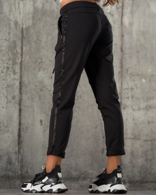Popcorn Trousers, Black Color