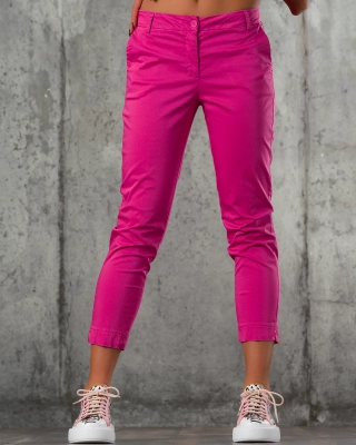 Check This Trousers, Fuchsia Color
