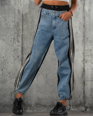 Hera Combo Trousers, Black Color