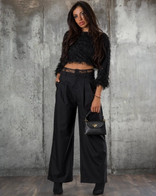 Here I Am Trousers, Black Color