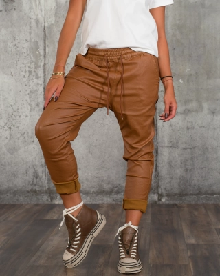 Панталон Faye, Цвят Коняк