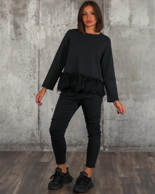 Панталон Piece Of Me, Черен Цвят