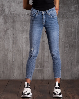 Laura Slim Fit Jeans, Blue Color