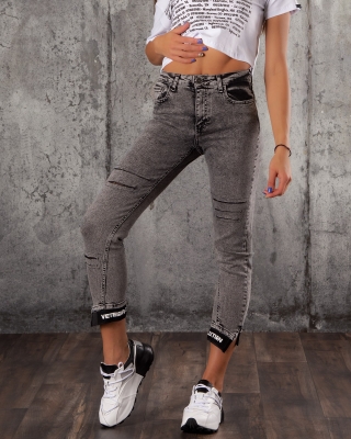 Moss Slim-Fit Jeans, Grey Color