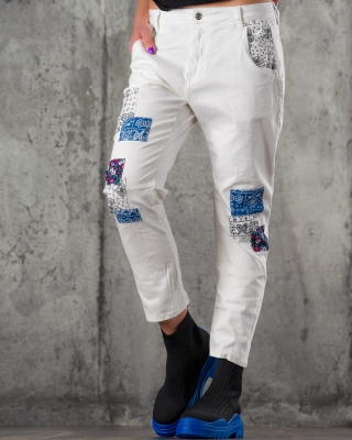 Gardenia Jeans, White Color