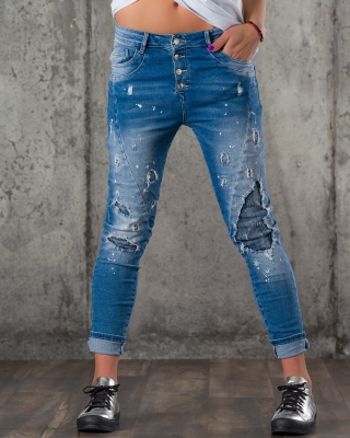 Moonflower Jeans, Blue Color