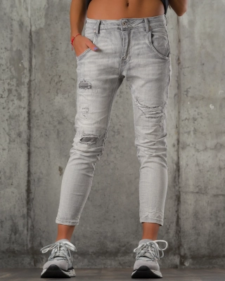 Take Me Away Jeans, Grey Color