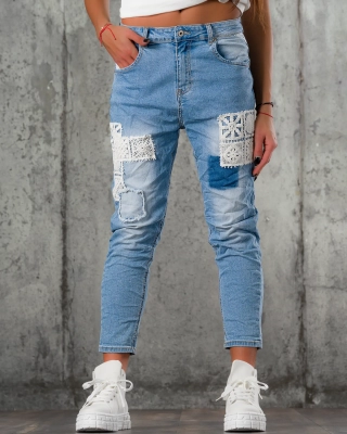 Gossip Night Jeans, Blue Color