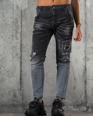 Play The Game Jeans, Black Color