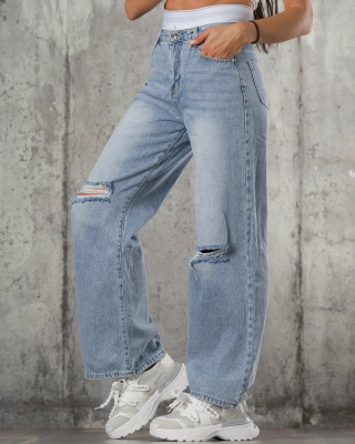 Still Here Jeans, Blue Color