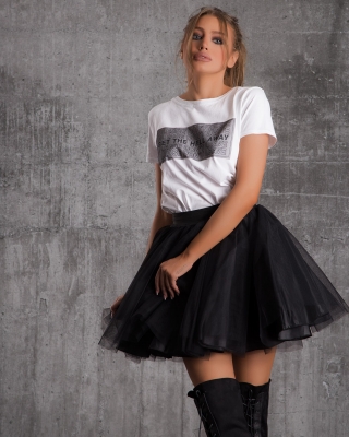 Moon Ballerina Skirt, Black Color