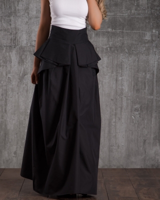 Bianca Maxi Skirt, Black Color