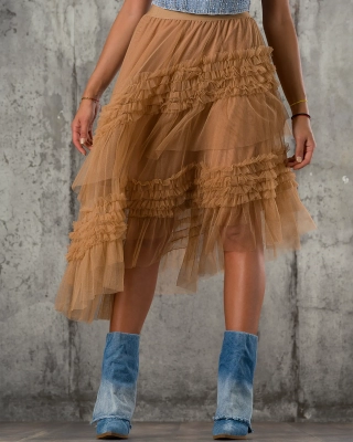 Cairo Skirt, Beige Color