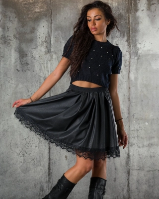 Day Off Skirt, Black Color