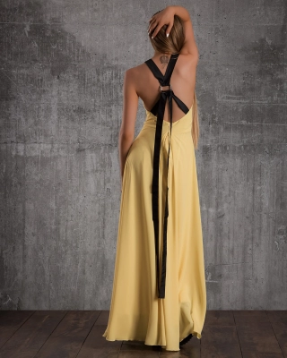 Torino Maxi dress, Yellow Color