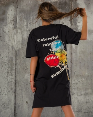 Lollipop Dress, Black Color