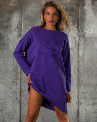 Love Is Art Dress, Purple Color