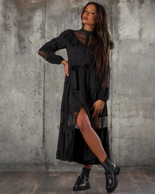 House Of Style Dress, Black Color