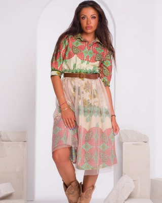 Change of Plans Dress, Multicolored