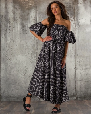 Late Nights Dress, Black Color