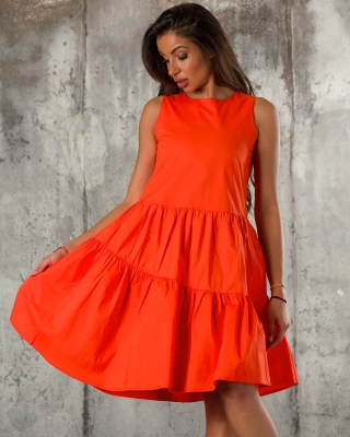Pay Attention Dress, Orange Color