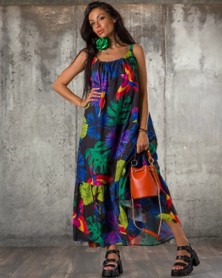 Road Trip Dress, Multicolored