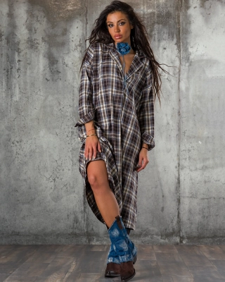 Check It Out Dress, Multicolored