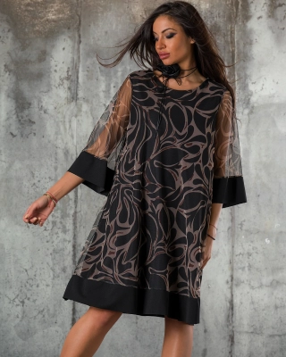 Up For It Dress, Black Color